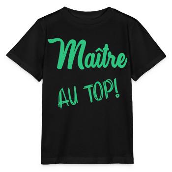 MASTER - Stanley/Stella MINI CREATOR Kids’ T-Shirt - black - Front - Mikhail (115cm)
