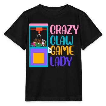 Crazy Crawl Game Lady Retro Crane Toy Grabber - T-shirt bio MINI CREATOR Stanley/Stella Enfant - noir - Devant - Mikhail (115cm)