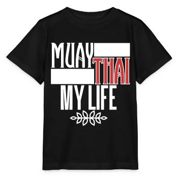 Muay thai - Stanley/Stella MINI CREATOR Kids’ T-Shirt - black - Front - Mikhail (115cm)