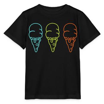 Glace Glace 3 - T-shirt bio MINI CREATOR Stanley/Stella Enfant - noir - Devant - Mikhail (115cm)