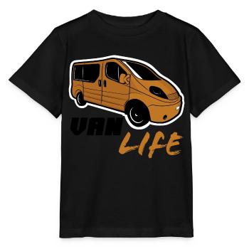 Van life - Stanley/Stella MINI CREATOR Kids’ T-Shirt - black - Front - Mikhail (115cm)