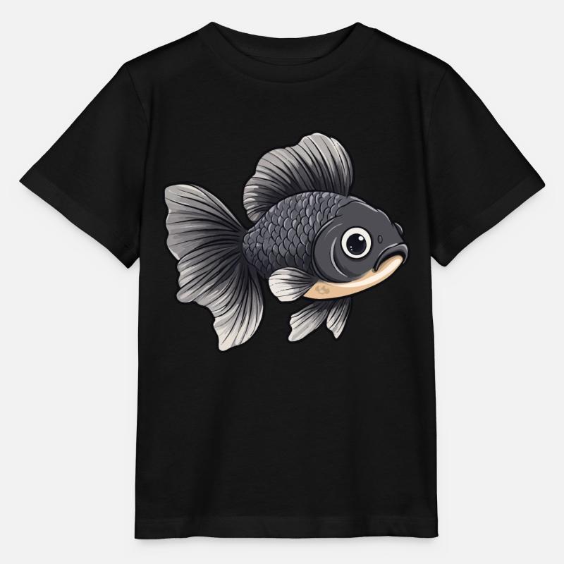 Schleierschwanz Goldfisch - Stanley/Stella Kinder T-Shirt MINI CREATOR - Schwarz