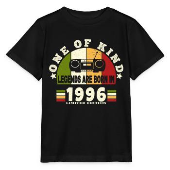 1996 Naissance de légende 1996 né en 1996 annivers - T-shirt bio MINI CREATOR Stanley/Stella Enfant - noir - Devant - Mikhail (115cm)