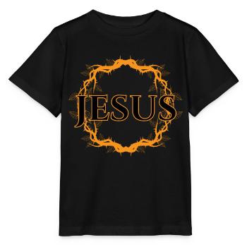 Bold JESUS Faith Tee - Stanley/Stella MINI CREATOR Kids’ T-Shirt - black - Front - Mikhail (115cm)