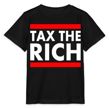 Tax the rich - Stanley/Stella MINI CREATOR Kids’ T-Shirt - black - Front - Mikhail (115cm)