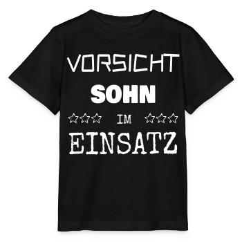 Berufung Sohn - Stanley/Stella Kinder T-Shirt MINI CREATOR  - Schwarz - Vorne - Mikhail (115cm)