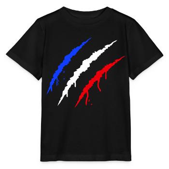 krallen frankreich - Stanley/Stella Kinder T-Shirt MINI CREATOR  - Schwarz - Vorne - Mikhail (115cm)
