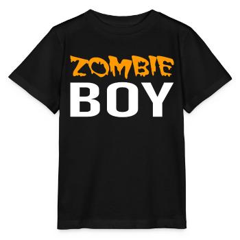 Zombie Boy - Halloween - Witch - Pumpkin - Horror - Stanley/Stella MINI CREATOR Kids’ T-Shirt - black - Front - Mikhail (115cm)