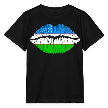 Kuss Usbekistan - Stanley/Stella Kinder T-Shirt MINI CREATOR  - Schwarz - Vorne - Mikhail (115cm)