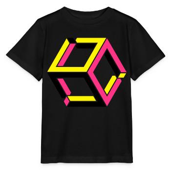 Impossible Figures 81B - Stanley/Stella MINI CREATOR Kids’ T-Shirt - black - Front - Mikhail (115cm)