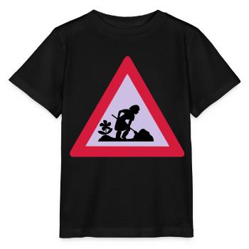 baustelle - Stanley/Stella Kinder T-Shirt MINI CREATOR  - Schwarz - Vorne - Mikhail (115cm)