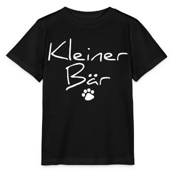 Partnershirts Familie Eltern - kleiner Bär - Stanley/Stella Kinder T-Shirt MINI CREATOR  - Schwarz - Vorne - Mikhail (115cm)