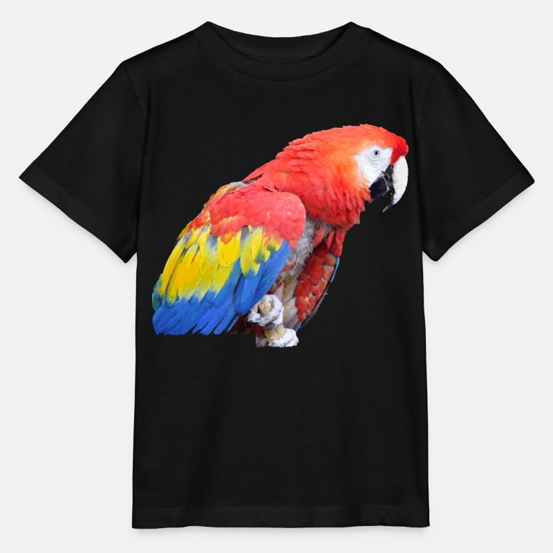 perroquet - T-shirt bio MINI CREATOR Stanley/Stella Enfant - noir