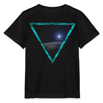 La vue dans l'espace - T-shirt bio MINI CREATOR Stanley/Stella Enfant - noir - Devant - Mikhail (115cm)