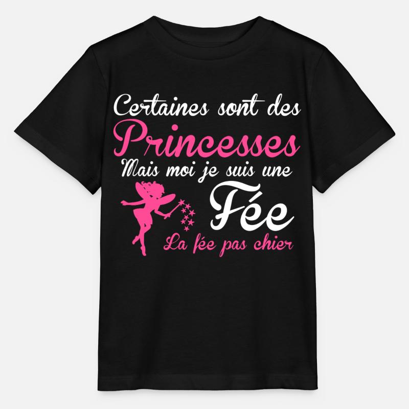 la fée pas chier - Stanley/Stella Kinder T-Shirt MINI CREATOR  - Schwarz