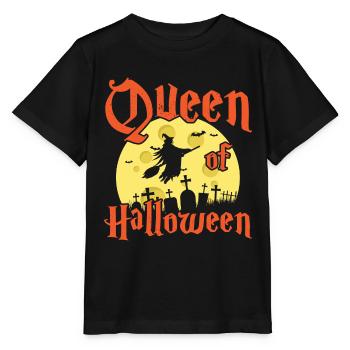 Sorcière d'horreur Halloween - T-shirt bio MINI CREATOR Stanley/Stella Enfant - noir - Devant - Mikhail (115cm)