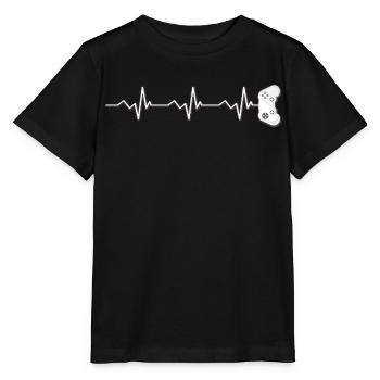Gamer Puls - Stanley/Stella Kinder T-Shirt MINI CREATOR  - Schwarz - Vorne - Mikhail (115cm)