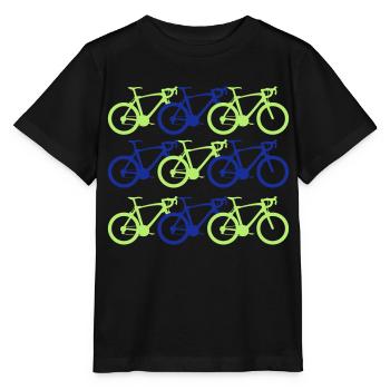 radsport - Stanley/Stella Kinder T-Shirt MINI CREATOR  - Schwarz - Vorne - Mikhail (115cm)