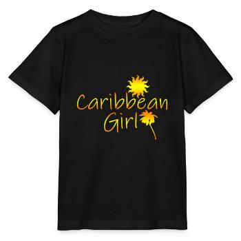 Caribbean girl - Stanley/Stella MINI CREATOR Kids’ T-Shirt - black - Front - Mikhail (115cm)