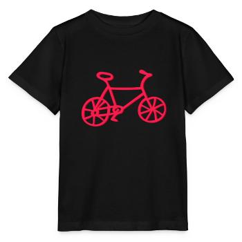 Fahrrad - Stanley/Stella Kinder T-Shirt MINI CREATOR  - Schwarz - Vorne - Mikhail (115cm)