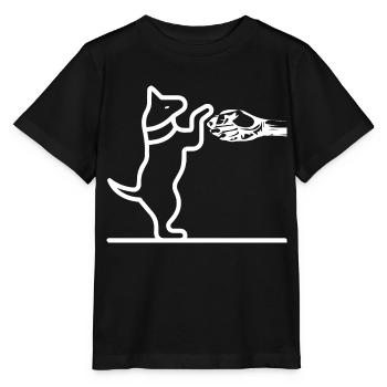 Dog dog - Stanley/Stella MINI CREATOR Kids’ T-Shirt - black - Front - Mikhail (115cm)