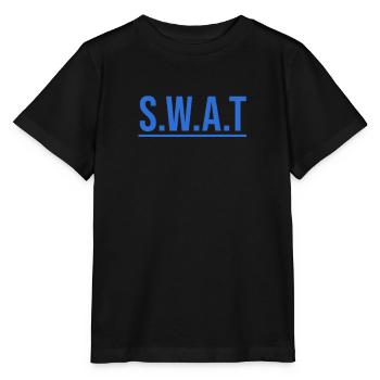 Plain Dark SWAT shirt Mardi Gras - Stanley/Stella MINI CREATOR Kids’ T-Shirt - black - Front - Mikhail (115cm)