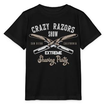 Rockabilly - Stanley/Stella Kinder T-Shirt MINI CREATOR  - Schwarz - Vorne - Mikhail (115cm)
