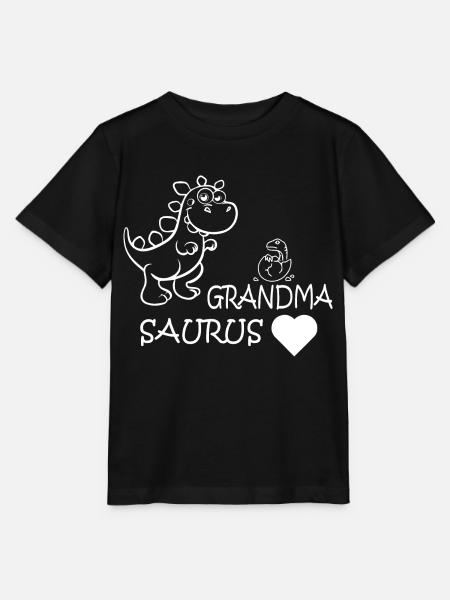Dinosaurier Dino Dinosaur - Stanley/Stella Kinder T-Shirt MINI CREATOR - Schwarz