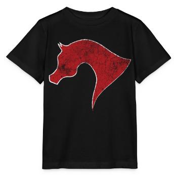 arabic horse - Stanley/Stella MINI CREATOR Kids’ T-Shirt - black - Front - Mikhail (115cm)