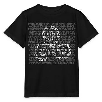 Viking Symbol - Stanley/Stella Kinder T-Shirt MINI CREATOR  - Schwarz - Vorne - Mikhail (115cm)