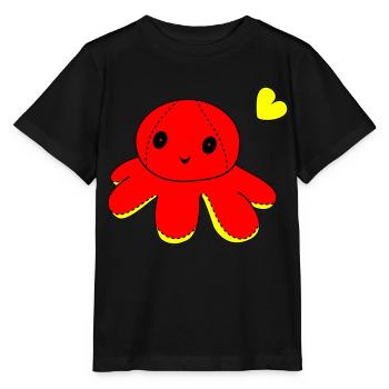 Krake - Stanley/Stella Kinder T-Shirt MINI CREATOR  - Schwarz - Vorne - Mikhail (115cm)