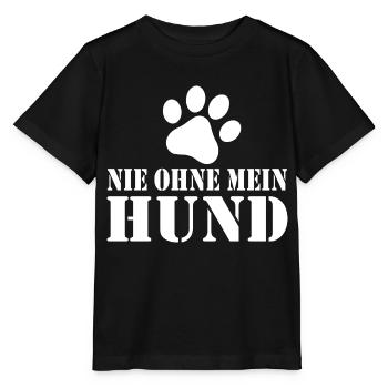 Dog dog - Stanley/Stella MINI CREATOR Kids’ T-Shirt - black - Front - Mikhail (115cm)