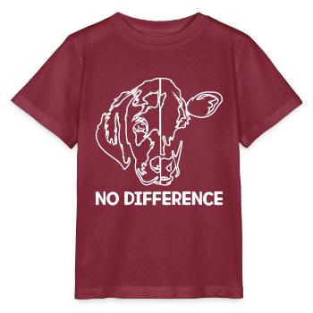 Go Vegan - Fier Végétalien - 10 - neg - T-shirt bio MINI CREATOR Stanley/Stella Enfant - bordeaux - Devant - Kain (125cm)