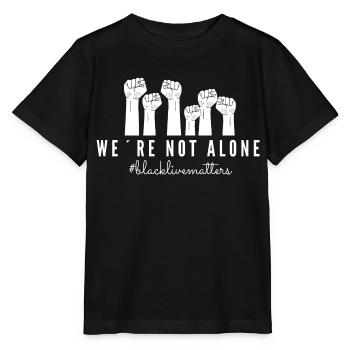nous ne sommes pas seuls BLM - T-shirt bio MINI CREATOR Stanley/Stella Enfant - noir - Devant - Mikhail (115cm)
