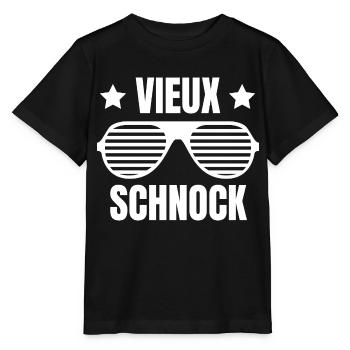 VIEUX SCHNOCK LUNETTES DE SOLEIL - T-shirt bio MINI CREATOR Stanley/Stella Enfant - noir - Devant - Mikhail (115cm)