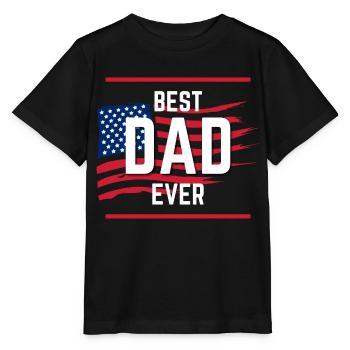 Bester Vater aller Zeiten - Stanley/Stella Kinder T-Shirt MINI CREATOR  - Schwarz - Vorne - Mikhail (115cm)