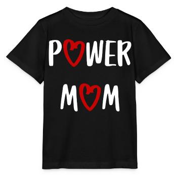 power maman maman maman maman enfants parents police - T-shirt bio MINI CREATOR Stanley/Stella Enfant - noir - Devant - Mikhail (115cm)