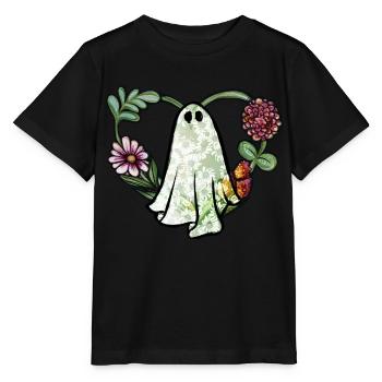 fantôme - T-shirt bio MINI CREATOR Stanley/Stella Enfant - noir - Devant - Mikhail (115cm)