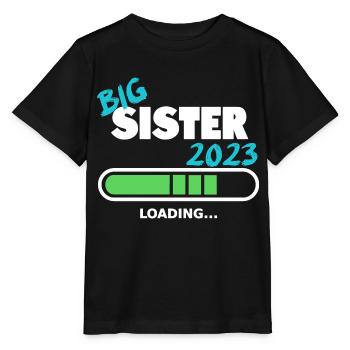 Sister 2023 load baby birth family design - Stanley/Stella MINI CREATOR Kids’ T-Shirt - black - Front - Mikhail (115cm)