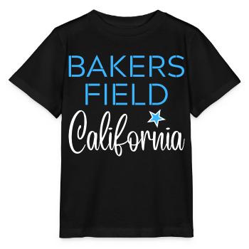 BAKERSFIELD California - T-shirt bio MINI CREATOR Stanley/Stella Enfant - noir - Devant - Mikhail (115cm)