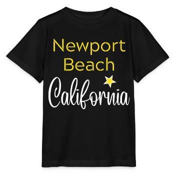Newport Beach California - T-shirt bio MINI CREATOR Stanley/Stella Enfant - noir - Devant - Mikhail (115cm)