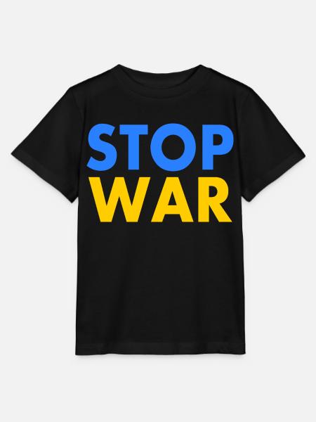 Stop war - Stanley/Stella Kinder T-Shirt MINI CREATOR - Schwarz