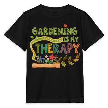 Gardening Gardeners Gardening Digging Plant - Stanley/Stella MINI CREATOR Kids’ T-Shirt - black - Front - Mikhail (115cm)