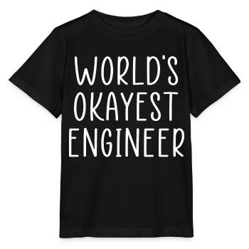 Ingenieur Zitat - Stanley/Stella Kinder T-Shirt MINI CREATOR  - Schwarz - Vorne - Mikhail (115cm)