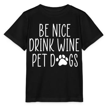 dog quote - Stanley/Stella MINI CREATOR Kids’ T-Shirt - black - Front - Mikhail (115cm)