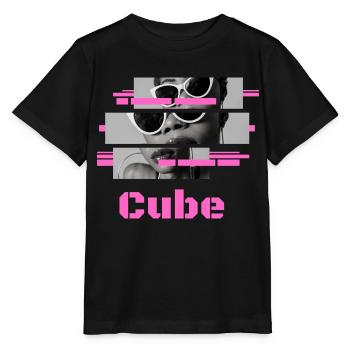 Sonnenbrille "Pink" Cube - Stanley/Stella Kinder T-Shirt MINI CREATOR  - Schwarz - Vorne - Mikhail (115cm)