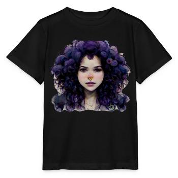 Violet - Stanley/Stella MINI CREATOR Kids’ T-Shirt - black - Front - Mikhail (115cm)