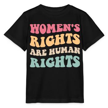 Frauenrechte sind Menschenrechte V - Stanley/Stella Kinder T-Shirt MINI CREATOR  - Schwarz - Vorne - Mikhail (115cm)
