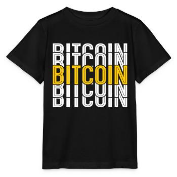 Bitcoin Bitcoin! - Stanley/Stella MINI CREATOR Kids’ T-Shirt - black - Front - Mikhail (115cm)