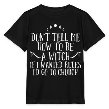 Sorcières - T-shirt bio MINI CREATOR Stanley/Stella Enfant - noir - Devant - Mikhail (115cm)